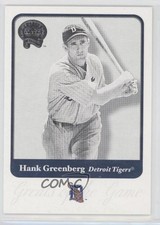 2001 Fleer Greats of the Game Hank Greenberg #23 HOF 0g0