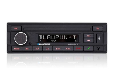 Blaupunkt Madrid 200 BT Autoradio, 1-DIN, Bluetooth, USB, AUX, MP3, Retro-Design