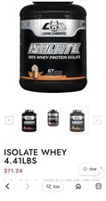 Core Champs Isolate Whey Protein Isolate Powder Caramel Latte 4.41 lb (2 kg)