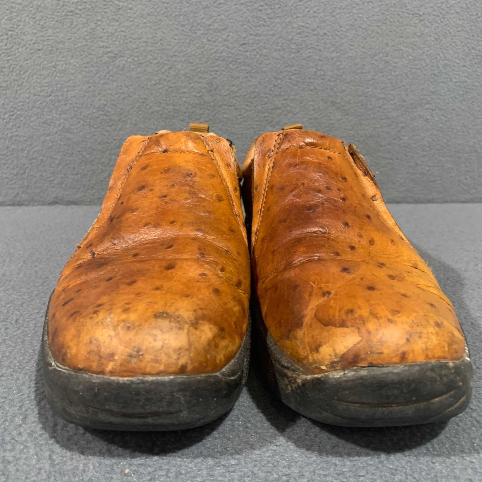 Roper Performance Mens Size 8.5 Ostrich Print Lea… - image 2