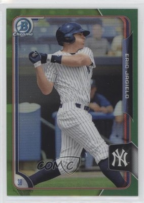 2015 Bowman Chrome Prospects Green Refractor 6/99 Eric Jagielo #BCP209 z6b