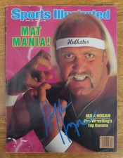 Wrestler HULK HOGAN signed Sports Illustrated April 29 1985 Magazine COA