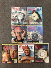 WatchTime Magazine 2001 Lot of 7 Issues RolexDaytona PatekPhilippe IWC Breitling