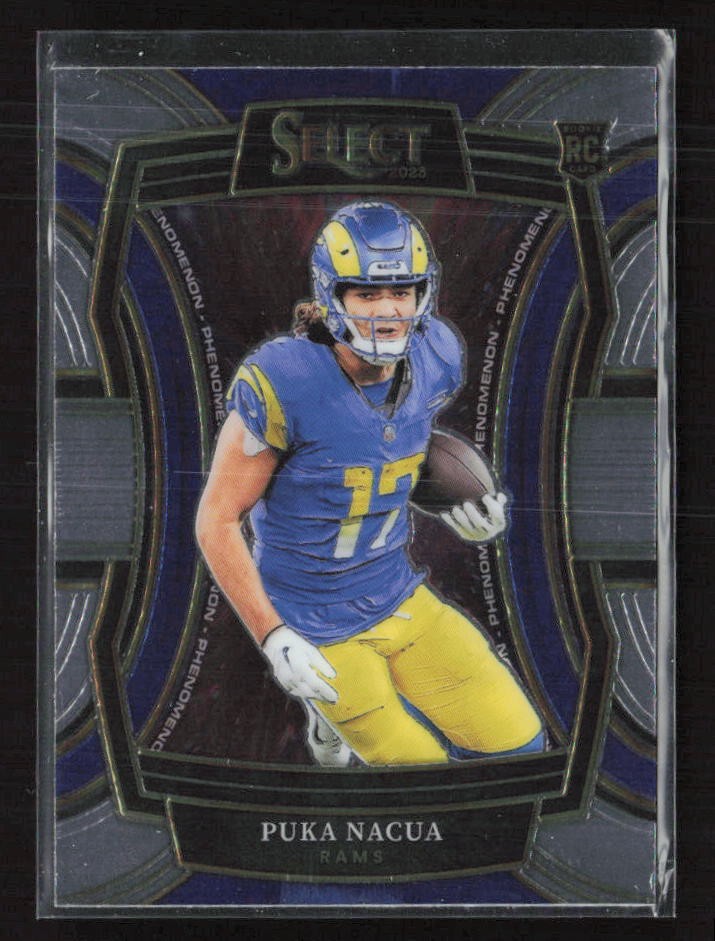 2023 Panini Select #PH-PNA Puka Nacua Phenomenon Los Angeles Rams RC (F)