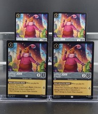 Disney Lorcana Little John - Sir Reginald 176/204 Fabled Uncommon 4 Cards Set