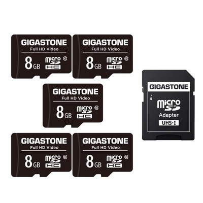 Speicherkarte 8GB Set mit 5 Karten, hohe Lesegeschwindigkeit bis zu 80