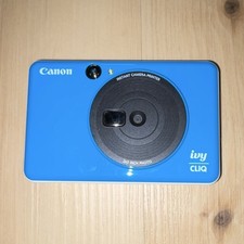Canon Ivy CLIQ Blue Instant Camera Printer Micro USB Lithium-Ion