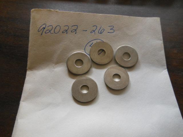 NOS Kawasaki ZX600 ZX900 ZX1100 Plain Washer 6mm QTY5 92022-263 | eBay