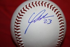 YONDER ALONSO AUTOGRAPHED SIGNED BASEBALL REDS COA