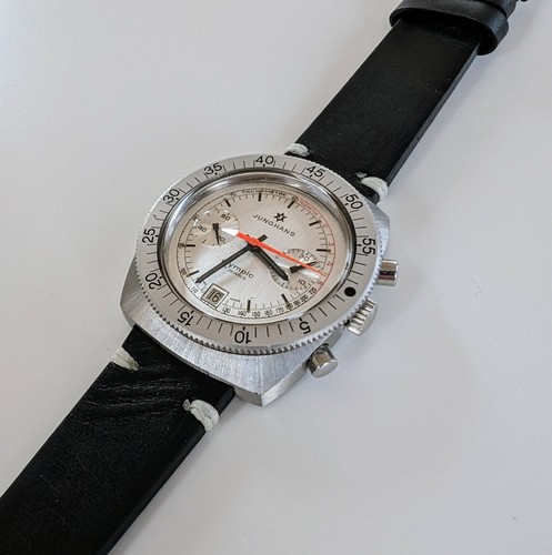 Junghans Olympic Chronograph, Valjoux 7734, 1970s - Picture 5 of 10