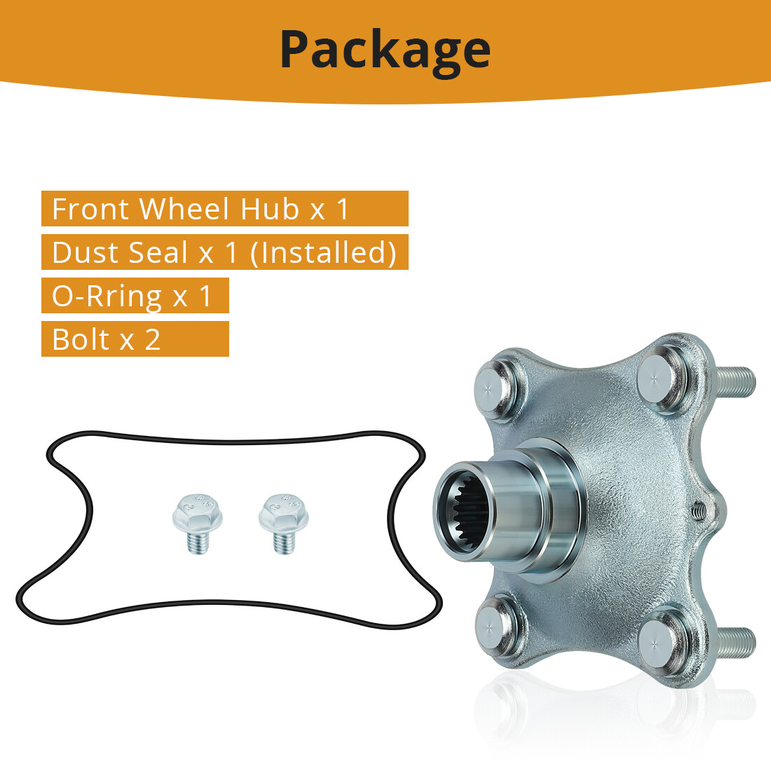 Front Wheel Hub 2 Set For Honda FourTrax 300 1988-2000 Rancher 350 - Foto 9