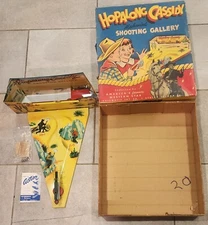 Vintage Hopalong Cassidy Automatic Toy Co Shooting Gallery Tin Toy Box Works 125