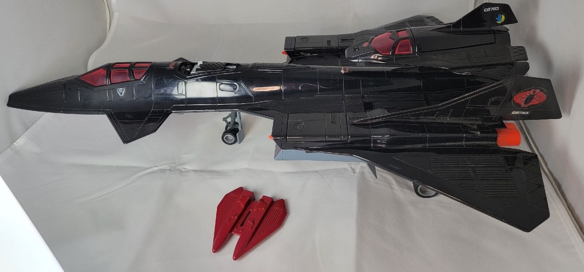 Vintage 1986 Gi Joe Night Raven Recon Jet ARAH Hasbro Incomplete
