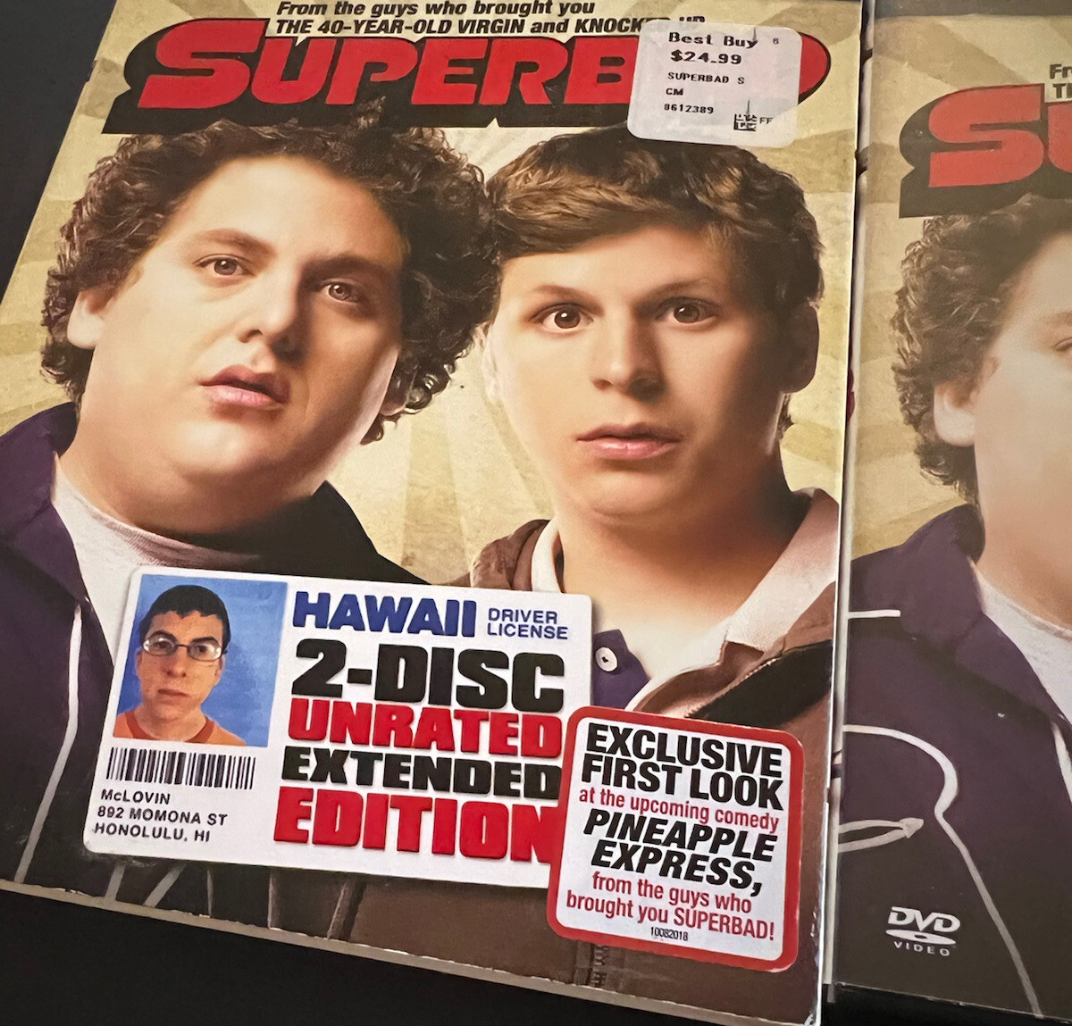Superbad (Two-Disc Unrated Extended Edition) DVD VERY GOOD