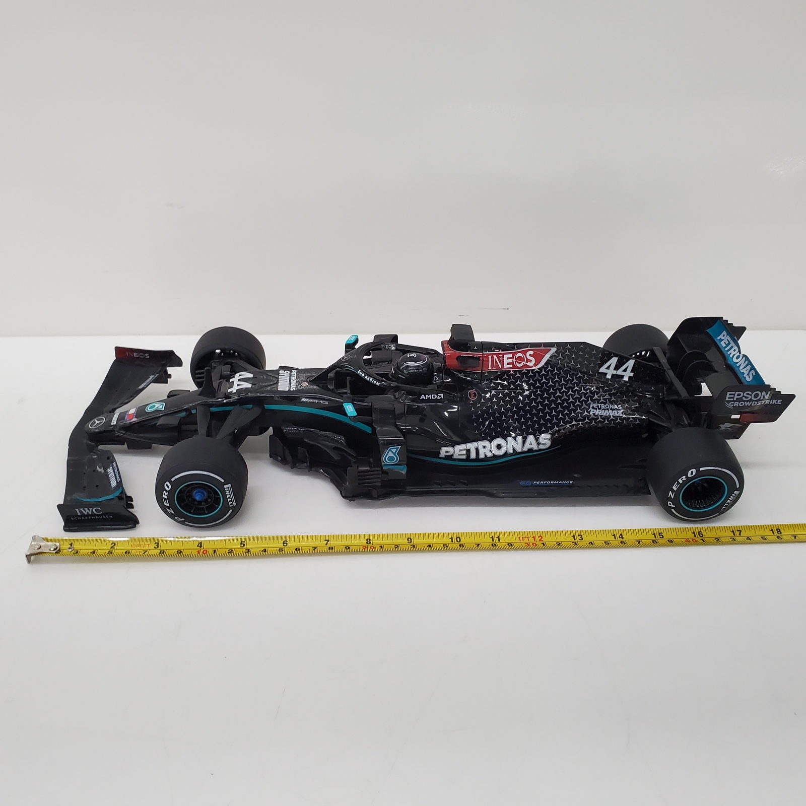 Petronas Syntium 44 MercedesAMG F1 W11 R/C Drag Race Car Parts/Repair Untested eBay