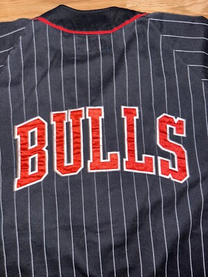 Maillot Chicago Bulls Vintage Starter - Noir Délavé Acid Wash - Taille L Homme, Michael Jordan