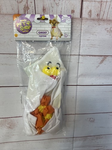 Rubie's Pet Shop Boutique Dog Halloween Costume Ghost Size Large NEW In package - Picture 2 of 4