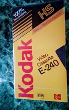 2xKodak Video Cassette E-240 Neu Verschwei&szlig;t