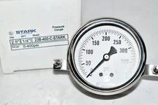 NEW Stark Industries 23B-7500-FP Pressure Gauge 2.5'' 2-1/2'' 0-7500 psi 1/4'' N