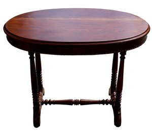 oval lamp table