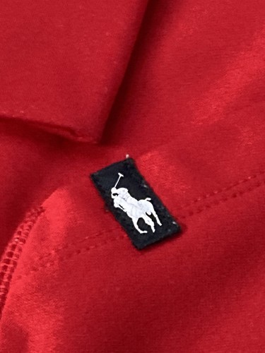 Ralph Lauren Polo Sport Performance Pullover Hoodie Older Kid Size XL Red Black - Picture 4 of 4