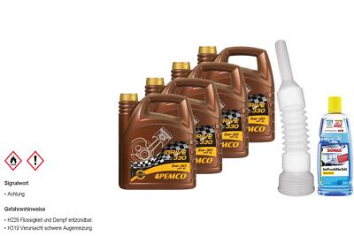 20L PEMCO iDRIVE 330 5W-30 Motoröl API SL ACEA A3/B3 ILSAC GF-5 inkl. Schlauch