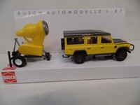 1/87 Busch Land Rover Defender Mit Schneekanone 50355