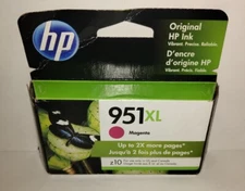 HP 951XL Magenta Ink Cartridge New in Box Genuine HP CN047AN EXP APR 2021