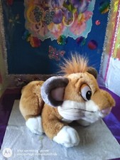 Vtg.🦄MGM Grand / Las Vegas Casino Lion Cub Brown Color Laying Flat '1996 Plush!