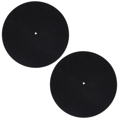 2 Pcs Schallplattenmatte Aus Für Plattenspieler Plattenteller Unterlage