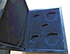 LUXURY CASE FOR 5 COINS SOVEREIGNS BOX (ONLY)