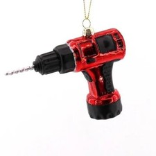 Glass electric screw driver orament