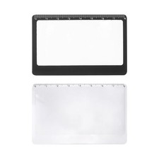 Credit Card Size Magnifier Ultra-thin Wallet Magnifier 3 Times Magnifying Glass