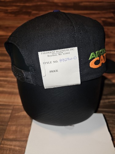 New Vintage 1990s Arctic Cat Snowmobile EXT Promo Black Hat Bundle 2 Hats Total - Picture 4 of 15