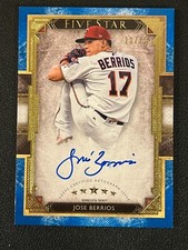 Jose Berrios 2018 Topps Five Star Auto Blue Parallel /25 Twins FSA-JL
