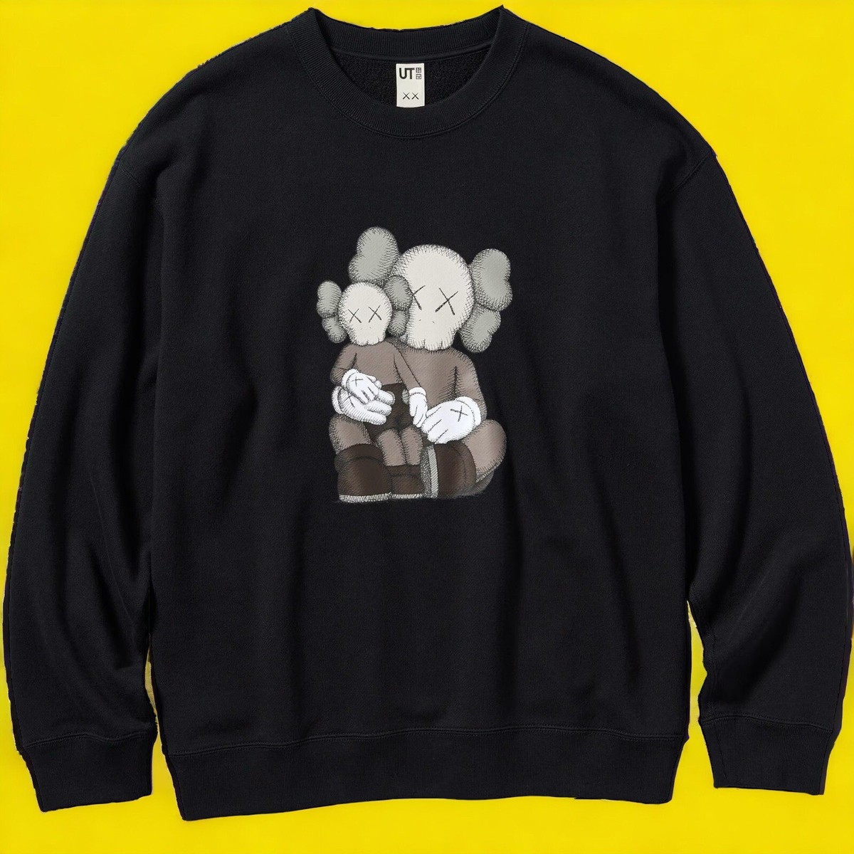 Uniqlo x KAWS UT Long-Sleeve Sweatshirt Black Size: Large Uniqlo x KAWS UT Long-Sleeve Sweatshirt Black Size: Large