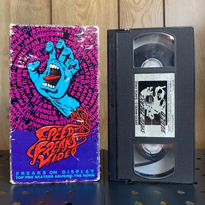 Vintage VHS Santa Cruz Skateboards Speed Freaks RARE
