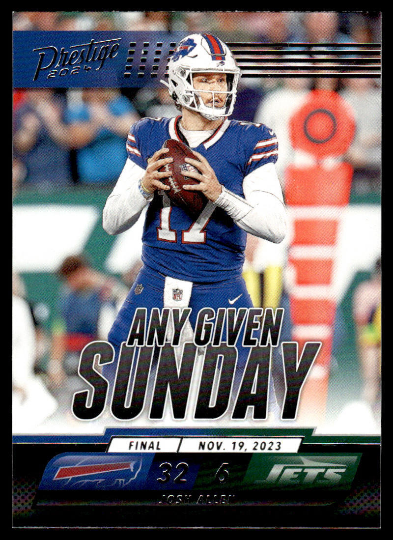 2024 Panini Prestige #AGS-JAN Josh Allen Any Given Sunday | eBay