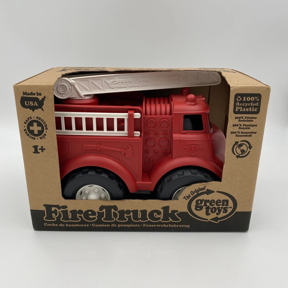 Green toys sale fire engine