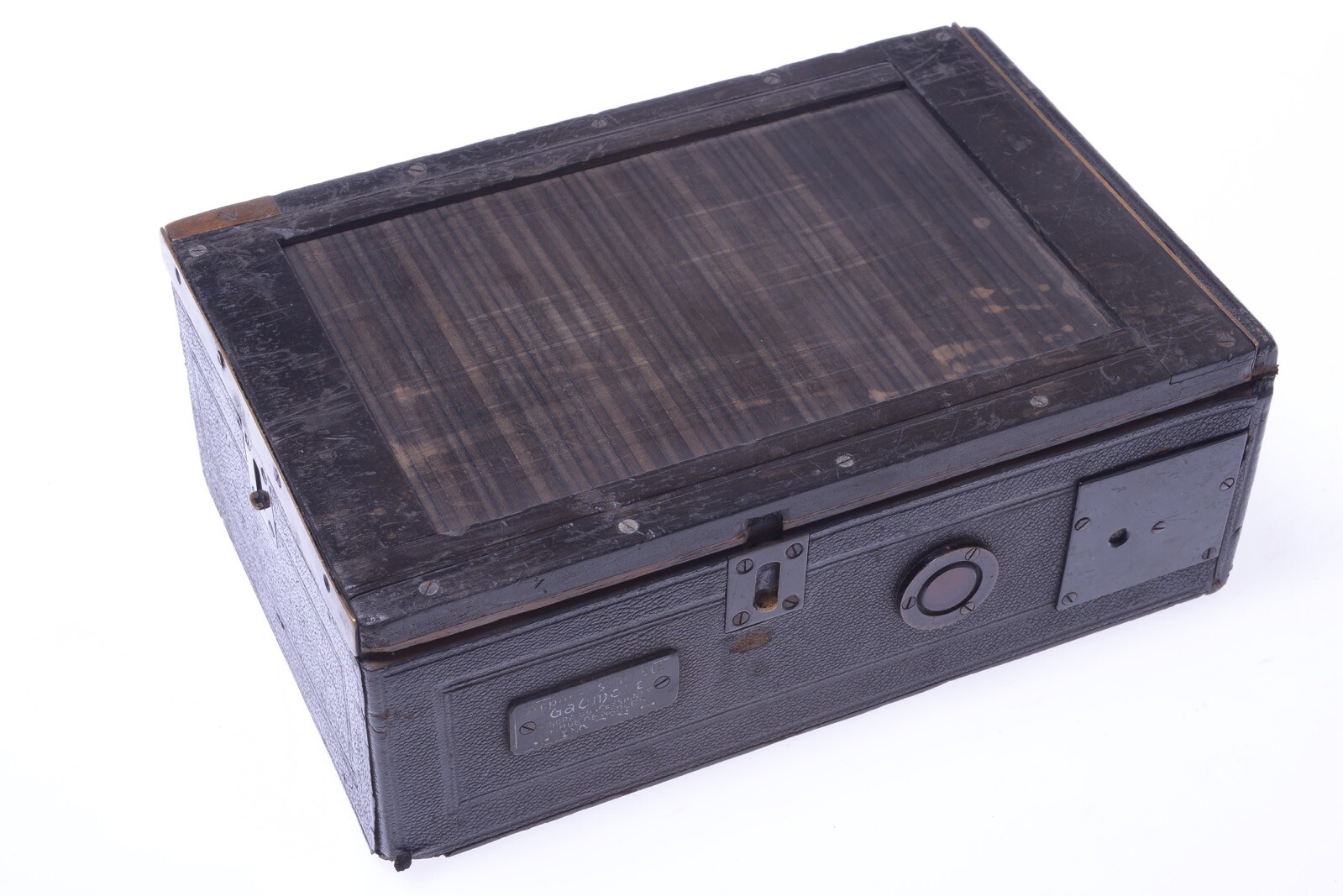 ✅ GAUMONT REPORTER 10X15CM GLASS PLATE CAMERA *READ* ZEISS TESSAR 165MM 3.5 LENS