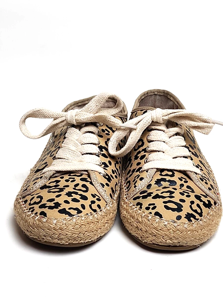 Emu Australia Espadrilles 8 Shoes Animal Print Lace Up Sneakers