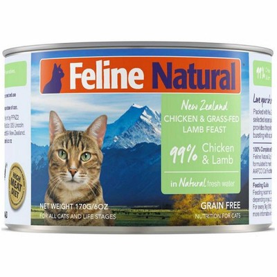 24ct 6oz Can Feline Natural New Zealand Chicken & Lamb ...