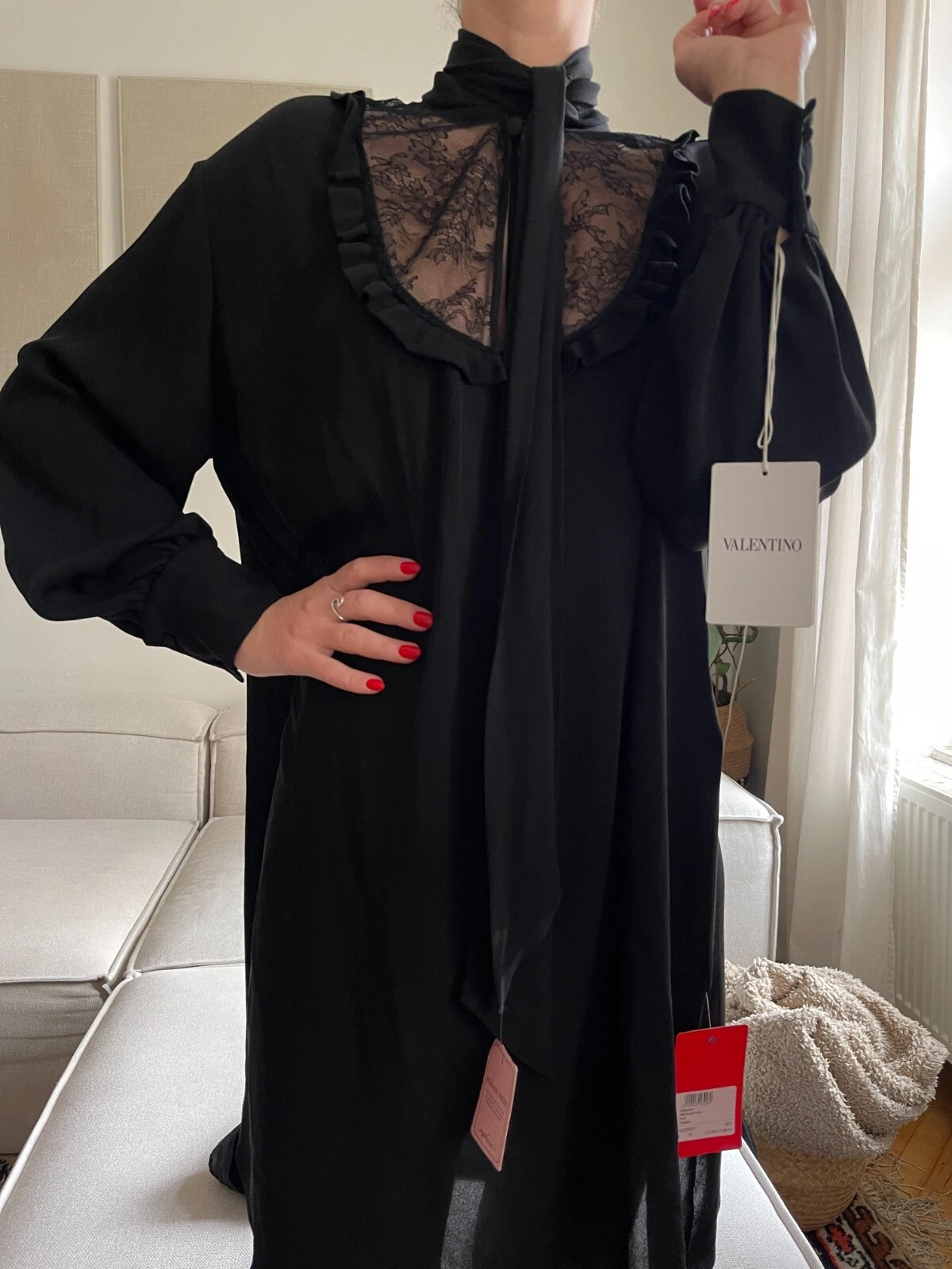 Abito Valentino seta nero