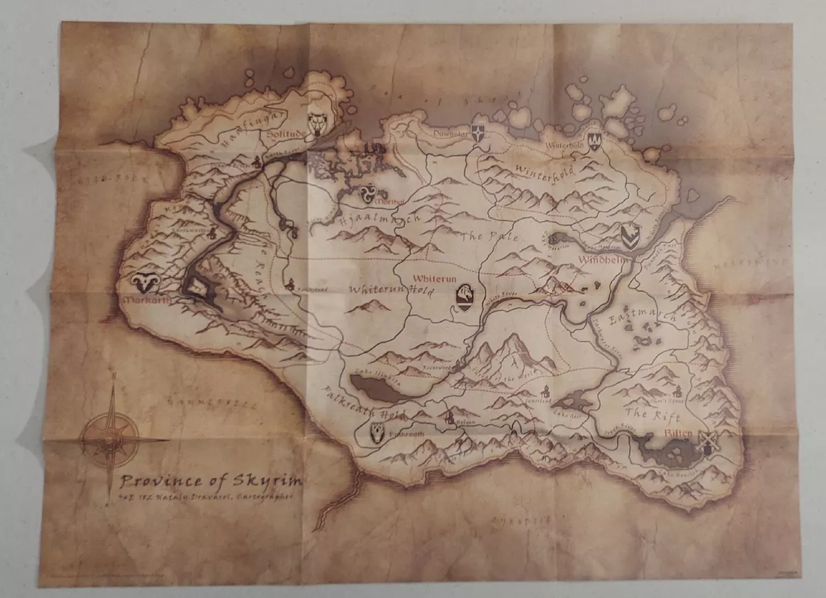 Game maps and Skyrim