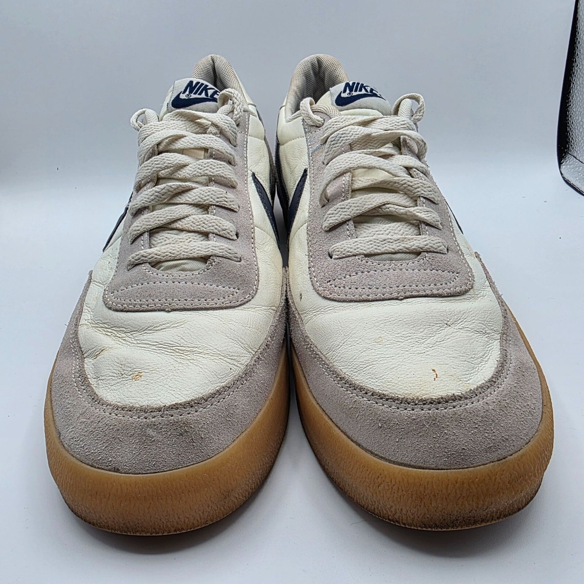 Nike Killshot 2 Men Size 13 Midnight Navy Gym White Athletic Shoes 432997-107 Nike Killshot 2 Midnight Navy Leather Shoe Sneaker 432997  main image 4