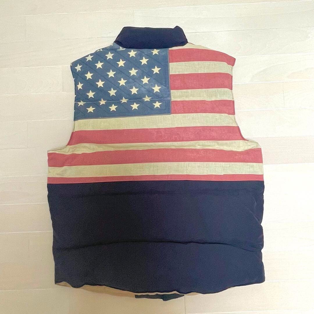 DENIM & SUPPLY Ralph Lauren Down vest Stars and Stripes M Cotton Navy 7274645AIJ
