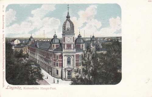 AK Liegnitz/ Legnica/ Polen. Kaiserliche Hauptpost. - Picture 1 of 2