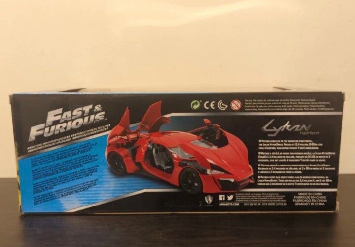Jada 1:18 Fast and Furious 7 RED Lykan Hypersport | eBay