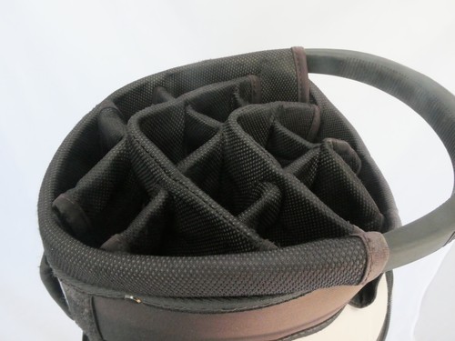 Powakaddy 14 Way Cart Bag - Black / Pink / Silver ~USED~ - Picture 6 of 11