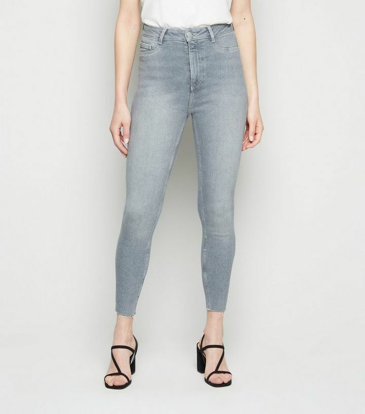new look grey skinny jeans